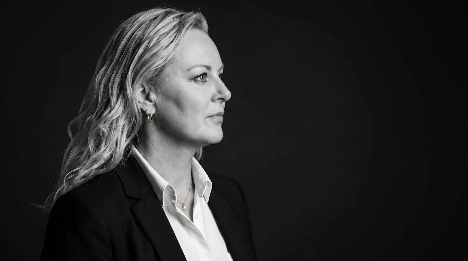 Andrea Florescu, technology strategist, in profile portrait